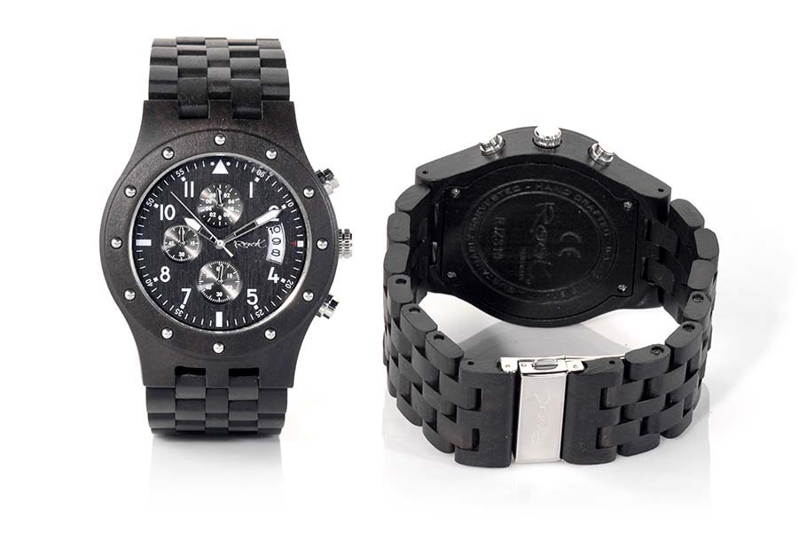 Eco Watch made of Sandal CHRONO NIGHT...  for Wholesale & Retail | Root® Watches 